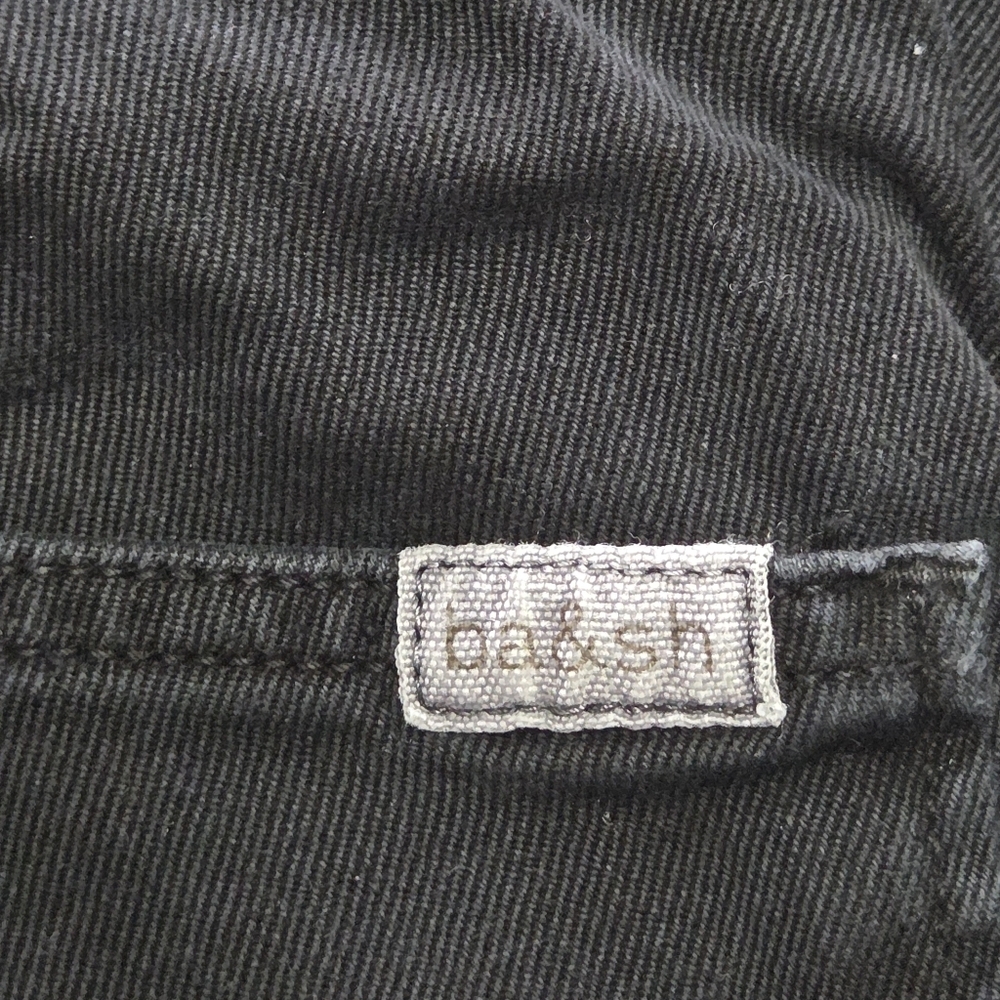 ba&sh C Sally Straight Leg Jeans Black Size 27 - Picture 10 of 11